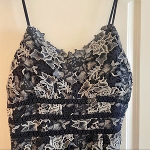 Eri + Ali Anthropologie Lace Cutout Dress